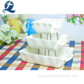 Ceramic Baking Pan Dishes Microwave Bakeware With Handle